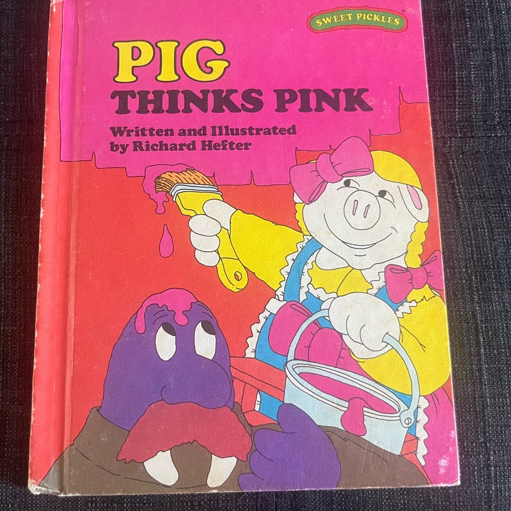 Sweet Pickles ‘Pig Thinks Pink' Children's Book